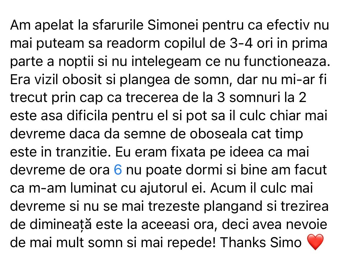 Simo Zamfirescu - Consultant certificat în somnul copiilor